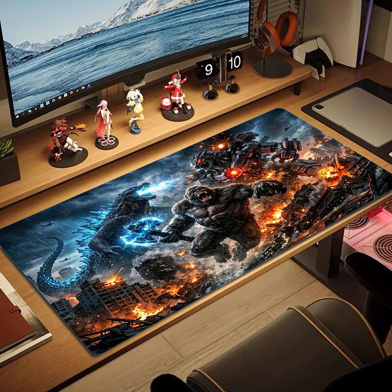 Super Kong Color Mouse Pad Large Gaming Table Cushion Non-slip Laptop Tablet Big Mousepad XXL Mat Mini PC Playmat With Lock edge