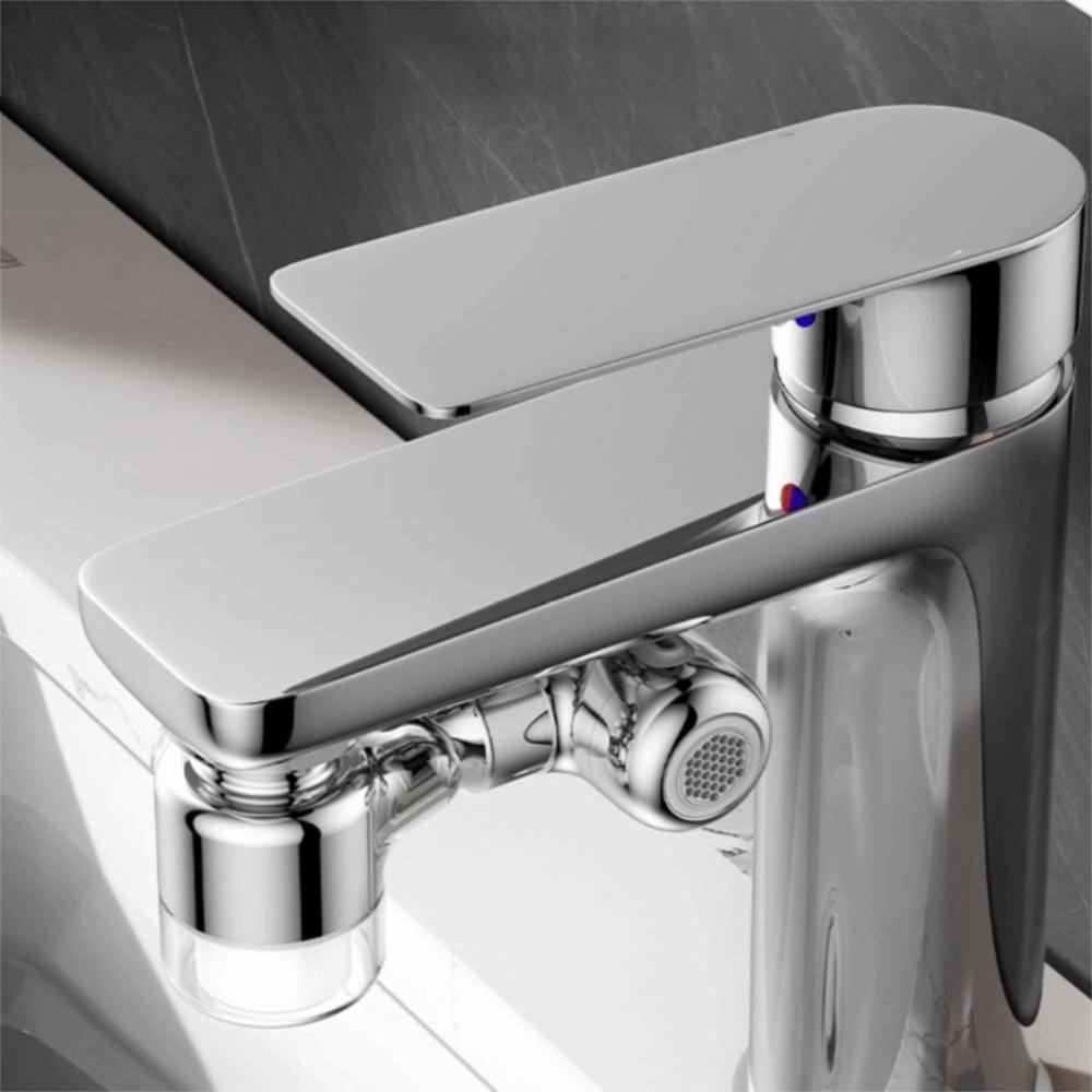 Solid Brass Construction Faucet Extension Sprayer Flexible Faucet Arm Bathroom Basin