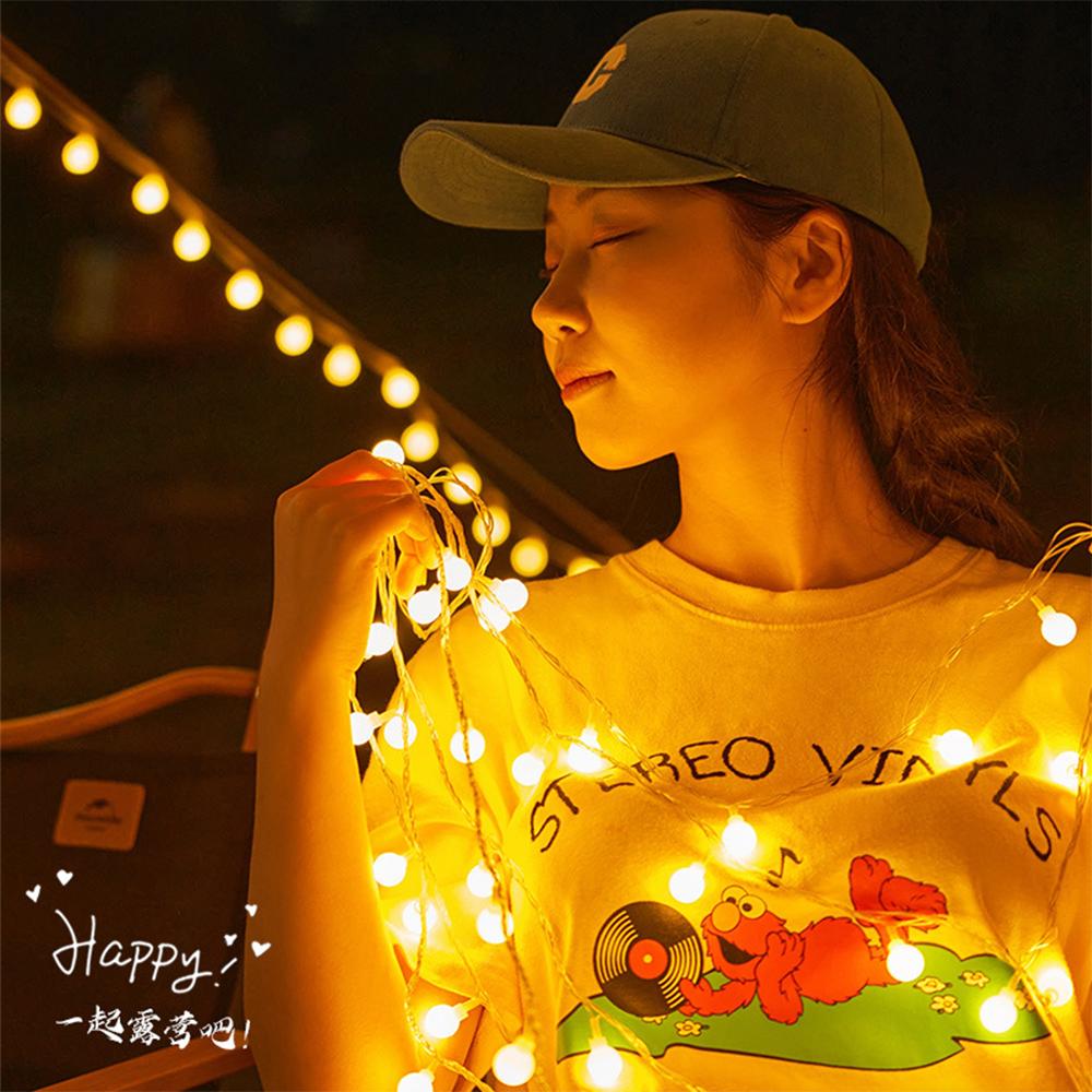 Гирлянды для кемпинга, уличные хрустальные глобусы, водонепроницаемый светильник для патио с питанием от USB для палатки для кемпинга