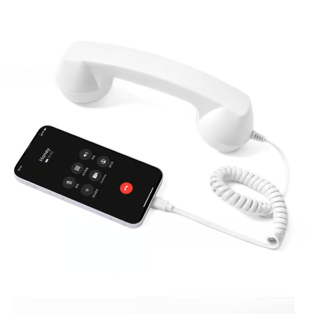 Built-in Speaker Retro Handset Type-C Handset Clear Call Audio