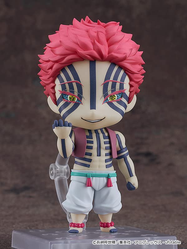 Good Smile Company Нендороид Убийца Демонов: Kimetsu no Yaiba Аказа Пластиковая подвижная фигурка без масштаба, окрашенная. Перепродажа