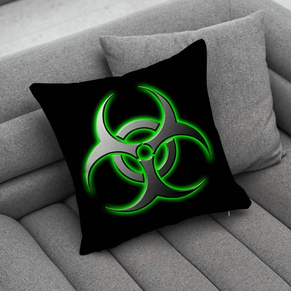 Umbrella Corporation Biohazard Ядерные креативные наволочки для декора интерьера офиса гостиной дома