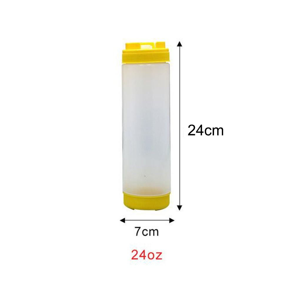 Double Head Sauce Bottles Big Capacity Plastic Squeeze Bottles Portbale 16oz 20oz 24oz Tomato Catchup Dispenser Picnic Cooker