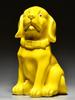 Yellow Ceramic Puppy Figurine - Cute Zodiac Decor for Home 