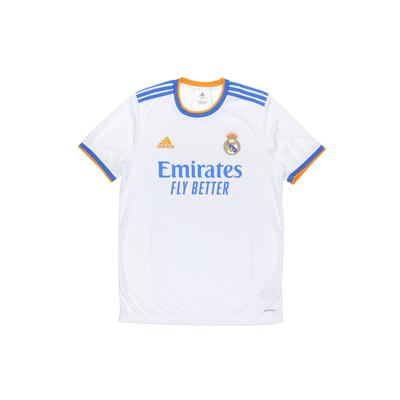 adidas Мужская белая футболка для футбола Реал Мадрид GQ1359