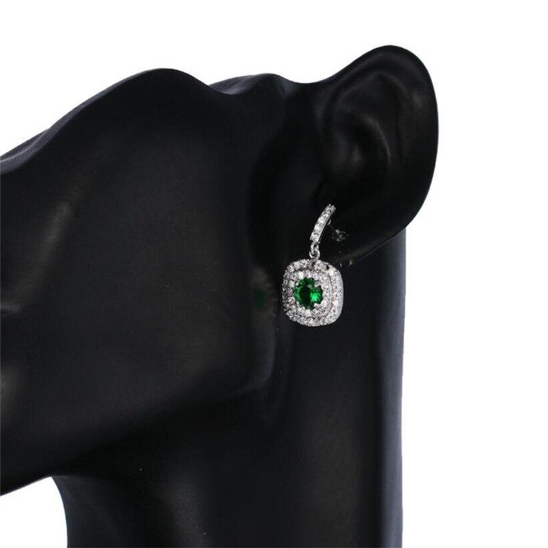 Choucong брендовые уникальные роскошные ювелирные изделия из серебра 925 пробы, 4 цвета, 5А, кубический циркон, белый фианит, обещание, женские висячие серьги