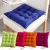 1PC Polyester Thick Chunky Solid Color Chair Cushion Home Textile Seat Pads Garden Square Home Decoration Cushions Soft