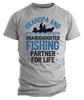 Grandpa and Granddaughter Fishing Partner for Life Shirt Father’s Day Gift
