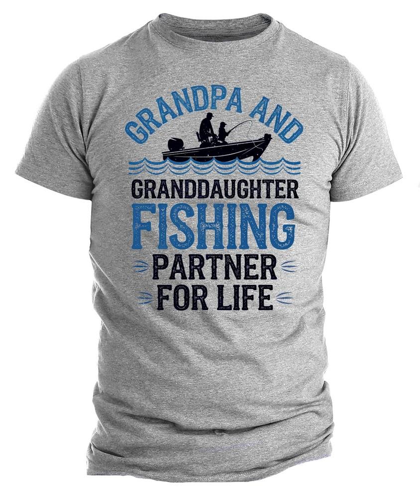 Grandpa and Granddaughter Fishing Partner for Life Shirt Father’s Day Gift