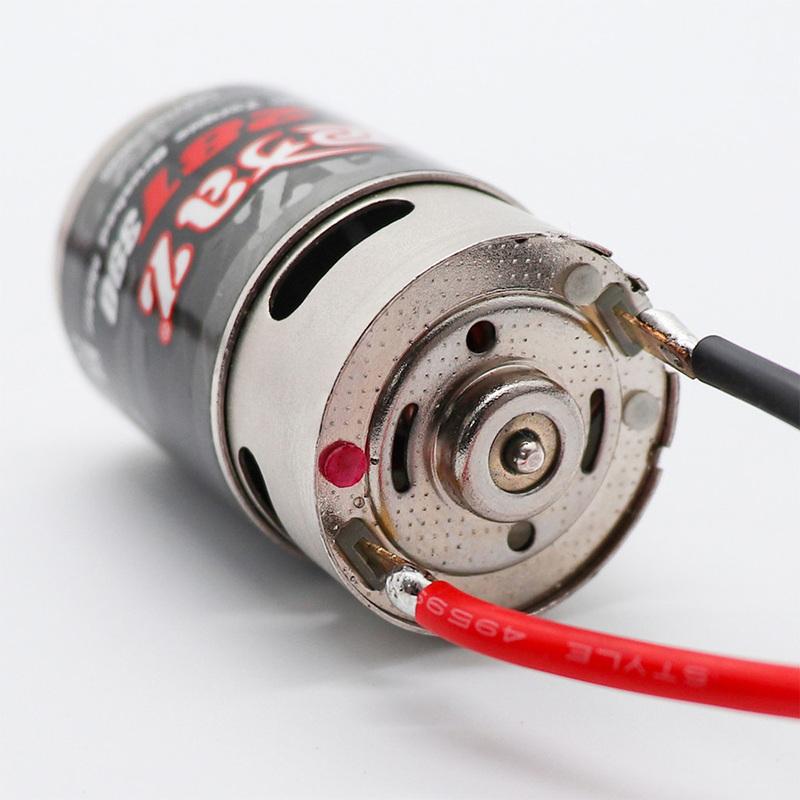 1 PC 28T 390 Brushed Motor DC Motor RC Crawler Brushed Motor Stainless Steel RC Electric Motor JST for TAMIYA TAM54393 300054393