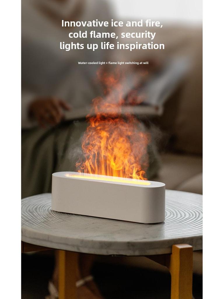 23-Color Flame Aromatherapy USB Humidifier for Home & Hotel