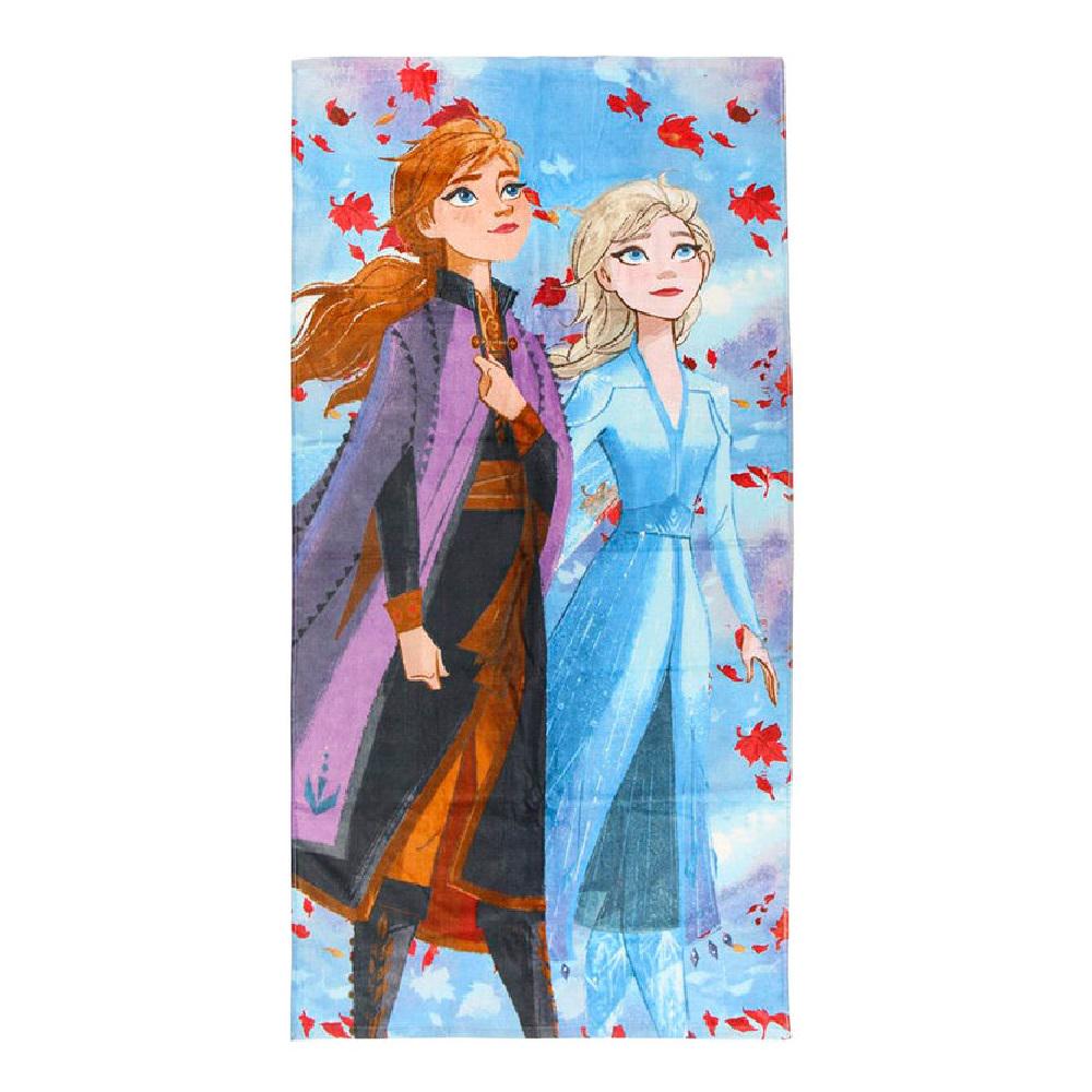 Frozen 2 Childrens/Kids Anna & Elsa Beach Towel (Bleu) - UTUT327