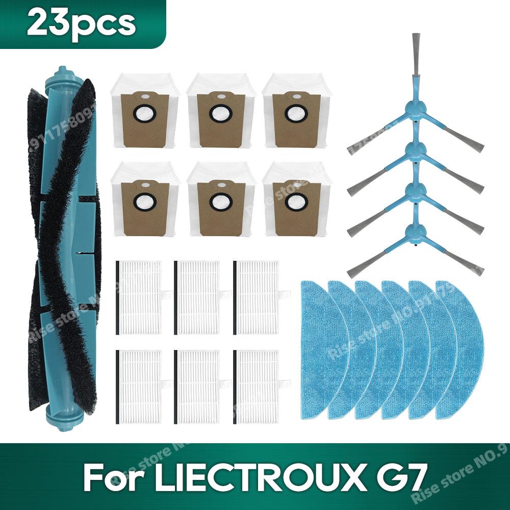 Аксессуары, совместимые для пылесоса LIECTROUX G7, Hepa-фильтр, пылесборник, запасные части, салфетка для швабры