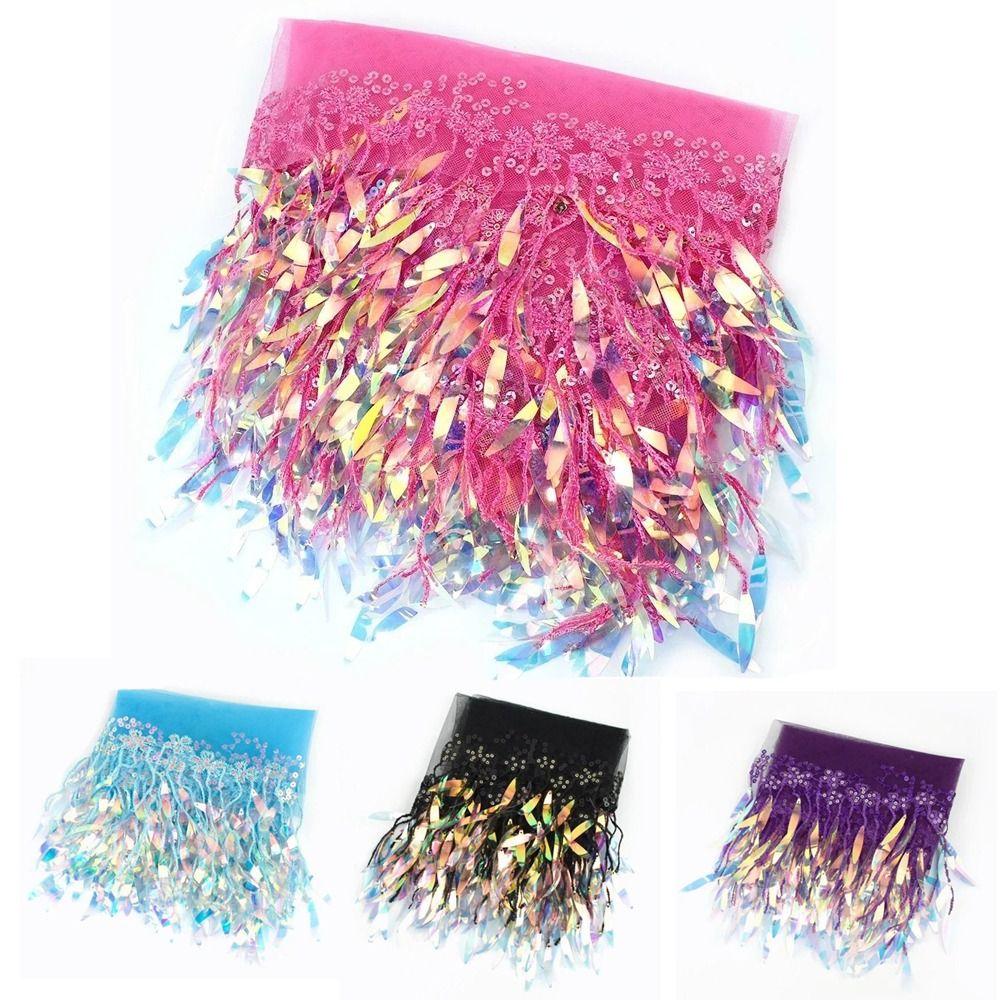 10 Yards 6 Inches Mesh Fringe Trim DIY Craft Tassel Fringe Lace Trim Ribbon Home Accessory