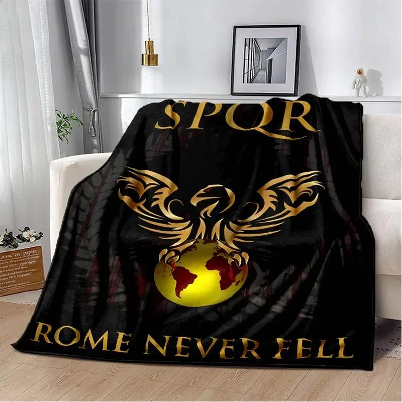 Одеяла с римским логотипом SPQR, детское теплое одеяло, мягкое и удобное одеяло, домашнее одеяло для путешествий, подарок на день рождения