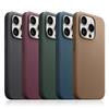 Luxury Weaving Twill Leather Case for Apple IPhone 15 Pro Max 15 Plus Wireless Charger Case Silicone Soft Bumper Shockproof Protection Cover