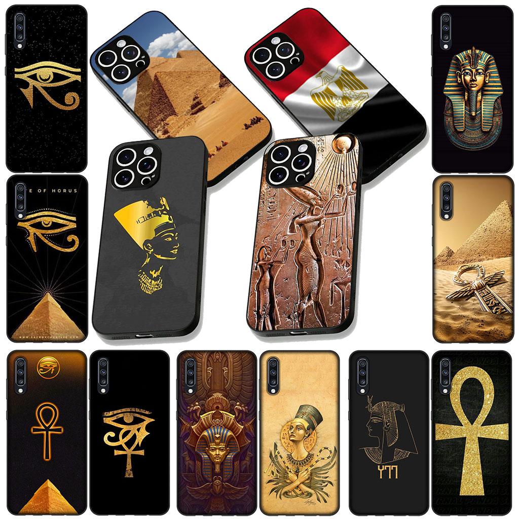 Soft Cover for Apple iPhone 13 12 Mini XS 11 Pro Max 7 8 Plus + XR SE 2022 2020 SE3 Coque Phone Case Egypt Nefertiti Anubis Ankh