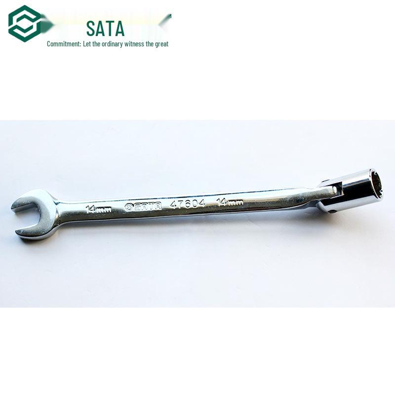 SATA 47601-47606 Полностью полированный рожковый гаечный ключ для ремонта автомобилей