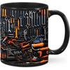 Multi Color Optional Tool Toolbox Ceramic Coffee Mug Coffee Cup Hardware Tool Set Cup Fun Gifts
