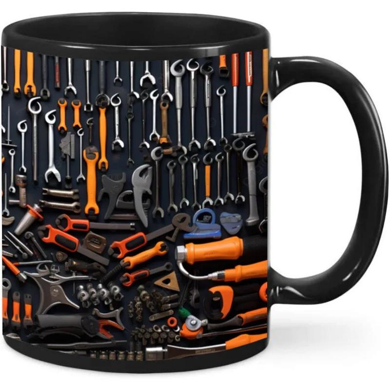 Multi Color Optional Tool Toolbox Ceramic Coffee Mug Coffee Cup Hardware Tool Set Cup Fun Gifts