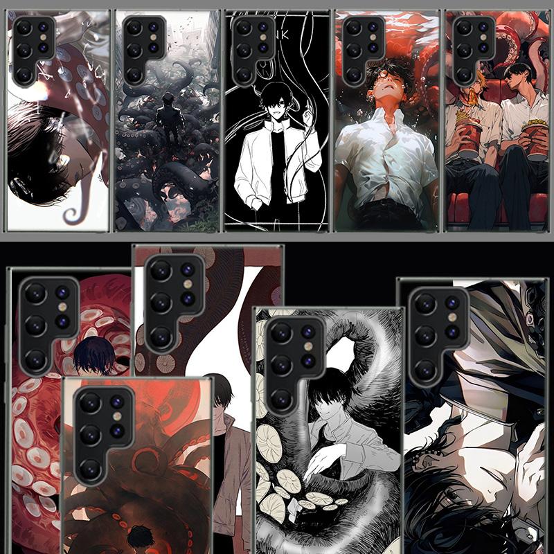 Chainsaw Man Yoshida Capa Phone Case For Samsung S26 Ultra S25 Edge Galaxy S23 S21 S20 S24 FE S22 S10 Plus Cover Clear TPU Shell
