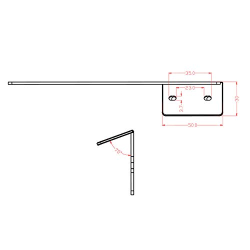 Кронштейн для камеры видеорегистратора ALE, кронштейн номерного знака мотоцикла для задней камеры (верхний левый)