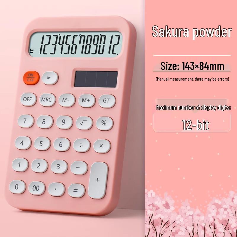 Gradient Goddess Multifunctional Office & Exam Calculator with Flexible Keyboard