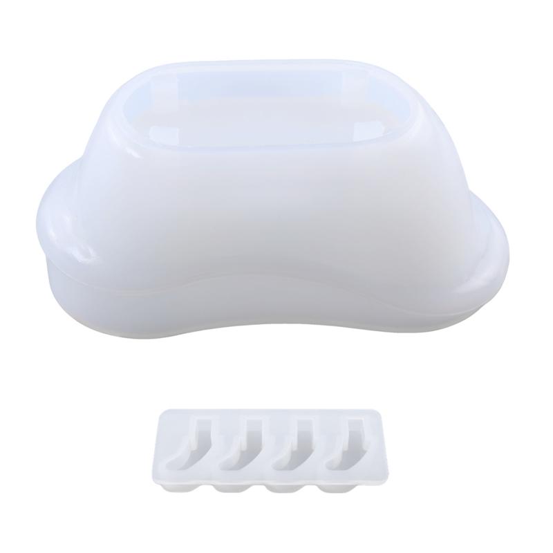 Soap Dish Resin Silicone Mold Jewelry Tray Resin Casting Mold Suitable for Jewelry Dish Holder Soap Dish Storage Box