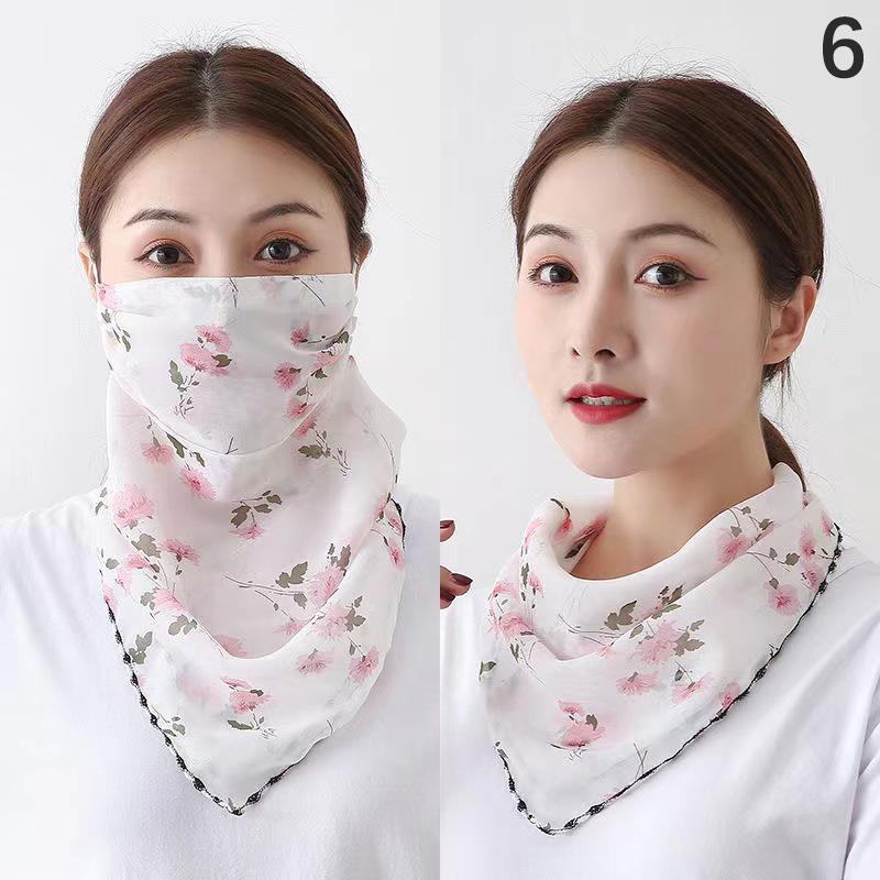 1 шт. Женская солнцезащитная маска из шифона, шейный гетр, шифон, дышащий
