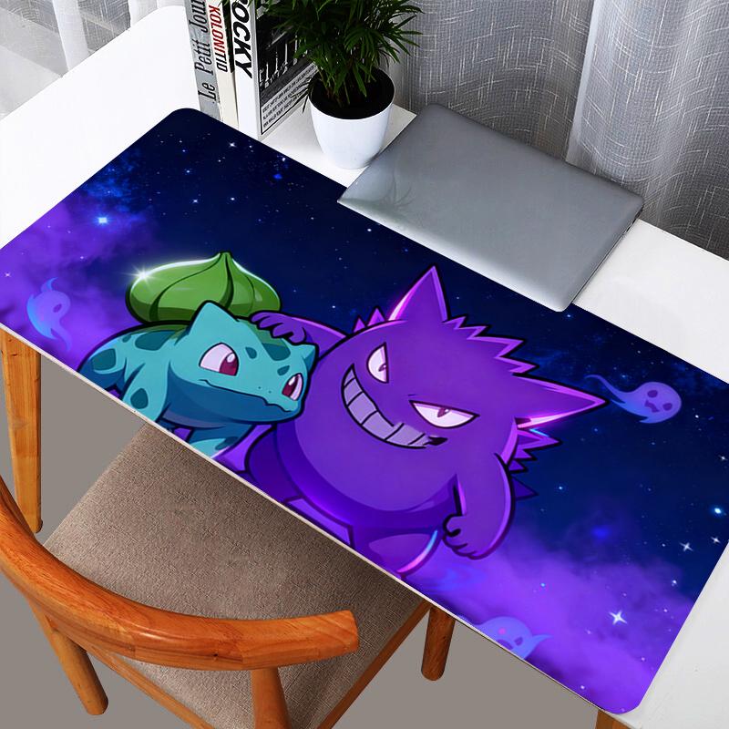 Large Mouse Pad Gamer PPokemons Gengar Computer Desk Mat Modern Table Keyboard Laptop Carpet Big Mouse Pads Gaming Mousepad