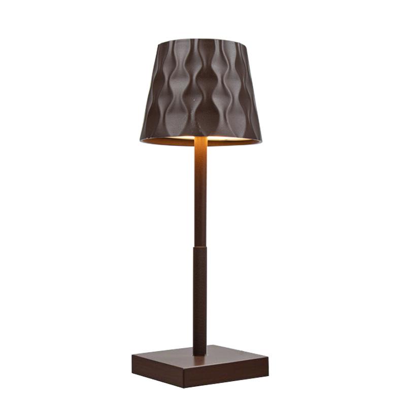 Ретро Светодиодная Настольная Лампа 3 Цвета Диммируемая Сенсорное Управление Настольный Ночник Перезаряжаемый Портативный Ночник Для Бара Декор Спальни