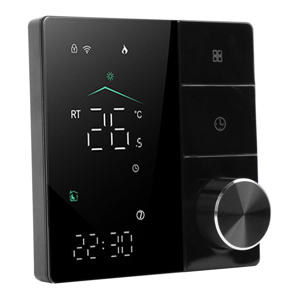 АС95?240 В интеллектуальный термостат Wi-Fi программируемая емкостная сенсорная кнопка голосовое управление через приложение Home