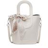 Premium Sense Simple and Versatile Niche Handbag Women's Summer New Lychee Pattern Crossbody Bucket Bag