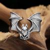 Vintage Punk 316L Stainless Steel Cute Bat Rings For Men Women Fashion Biker Animal Ring Creative Party Amulet Jewelry