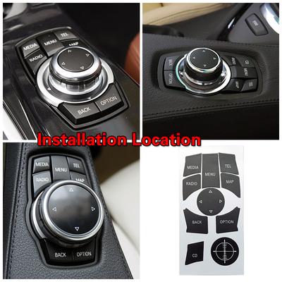 Для BMW E63 E64 E70 E71 E72 E81 E82 E83 E84 E90 F01 F02 F03 F04 F10 F25 автомобильный мультимедийный переключатель, кнопка, ремонтный комплект, наклейка