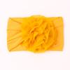 New cute and comfortable flower children's jewelry, soft solid color baby fontanelle headband, baby headband