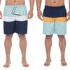 Men Shorts 3D Printing Design Elastic Waist Breathable Quick Dry Stretch Swim Trunks Beach Shorts with Adjustable Drawstring