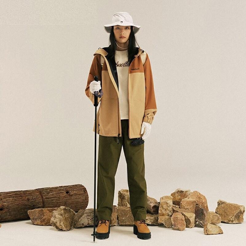 Timberland Однотонные повседневные брюки Rope Outdoor, женские брюки темно-оливково-зеленого цвета A6K9S-302