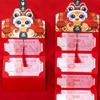 Chinese 2025 Snake Year Folding Red Envelopes Blessing Money Packing Bag  Celebration Party