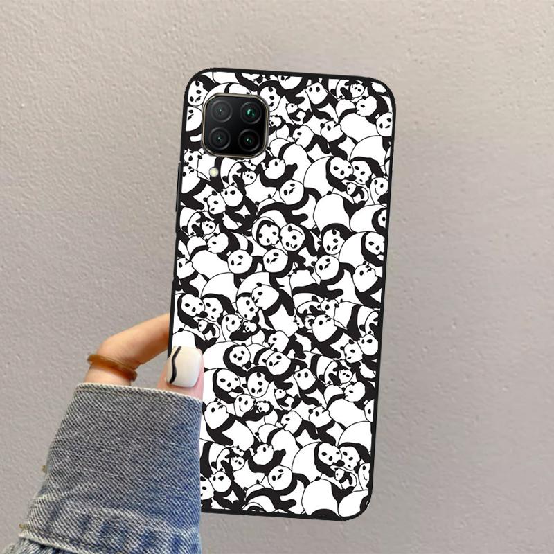 Животное Панда Для Huawei Nova Y73 Y72 Y61 Y91 Y70 Y60 Y90 12s 12i 11i 8i 9 10 SE P30 P40 Lite P60 Pro Чехол