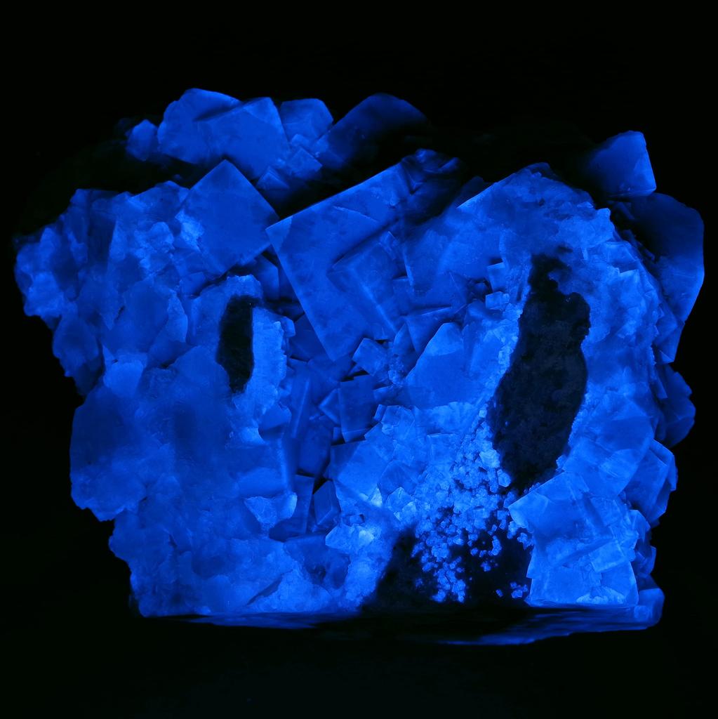 Stone Natural Fluorite Cluster Crystal Rough 95x89x84mm [N2 Natural] "fluorescent Mineral" / (33 "One-of-a-kind" Stone Approx. 960g, Origin