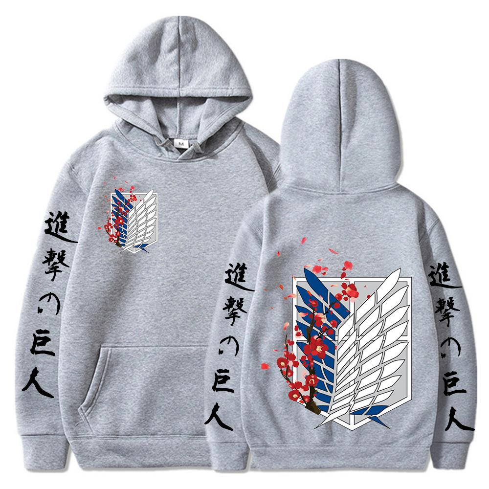 Атака Титанов, женская модная толстовка с капюшоном в стиле Харадзюку, толстовки с принтом аниме, мужская толстовка, уличная одежда, топы, толстовка, женская одежда