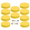10pcs Fishing Line Storage Foam Spools Winding Board Tool Fishing Tackle Accessory Yellow