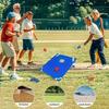 Набор игр для метания мешков с песком на открытом воздухе Портативная игра Corn Hole Складные игры для бросков на заднем дворе Кемпинг Командные виды спорта Подарок для взрослых и детей