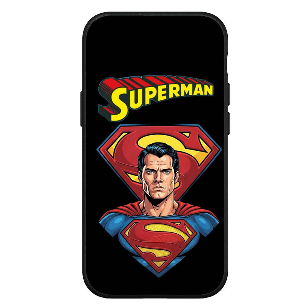 for Motorola Moto Edge 70 60 50 G54 G86 Samsung Galaxy S25 iPhone 17 16 15 Redmi Note 14 13 Pro Max Phone Case Cartoon Super Hero Supermans Man Cover