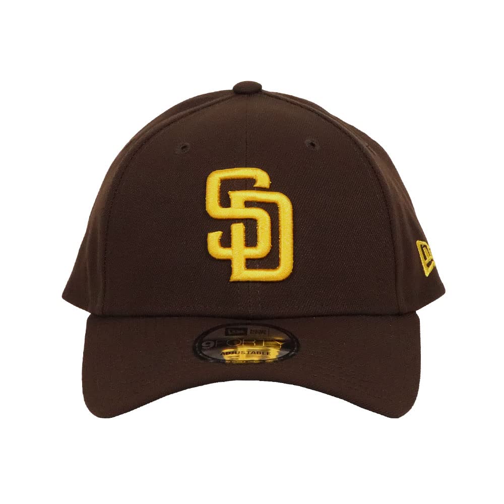 Кепка NewEra 9FORTY Кепка MLB Major League Baseball Cap Unisex Logo Brand Padres Brown x Yellow Brown [New Era] Мужская Женская [Товар]