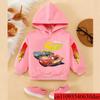 Classic Anime Car Story Children's Spring and Autumn Fashion Hoodie Boys and Girls Hoodie