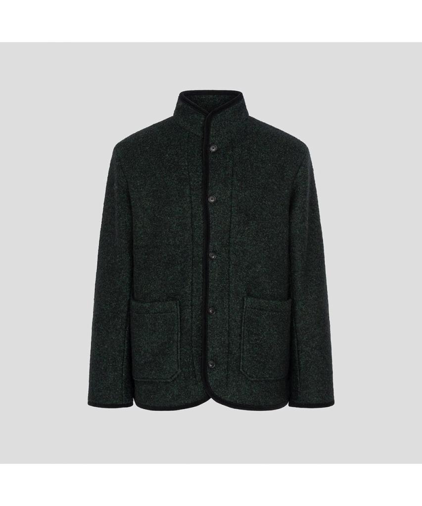 Beanpole Men Fleece Button-Up Cardigan Green
