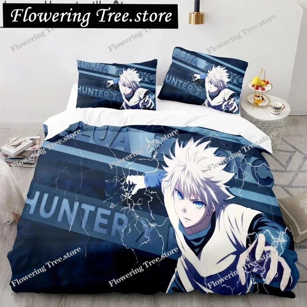 3d Hunter X Hunter Комплект постельного белья Twin Full Queen Size Anime Комплект постельного белья для детей Пододеяльник для спальни Домашний декор