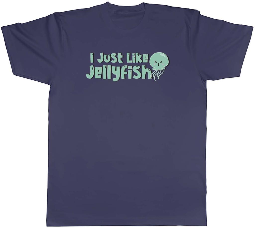 Unisexs T Shirt I Just like Jellyfish Green Unisex Tee Gift